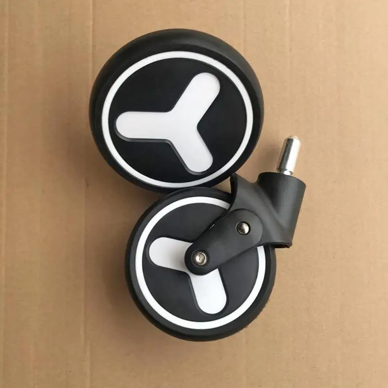 Excellent PU Rubber Replacement Wheels for Yoya Pram Wear Resistance Feature Front Wheels Rear Wheel Stroller Accessories