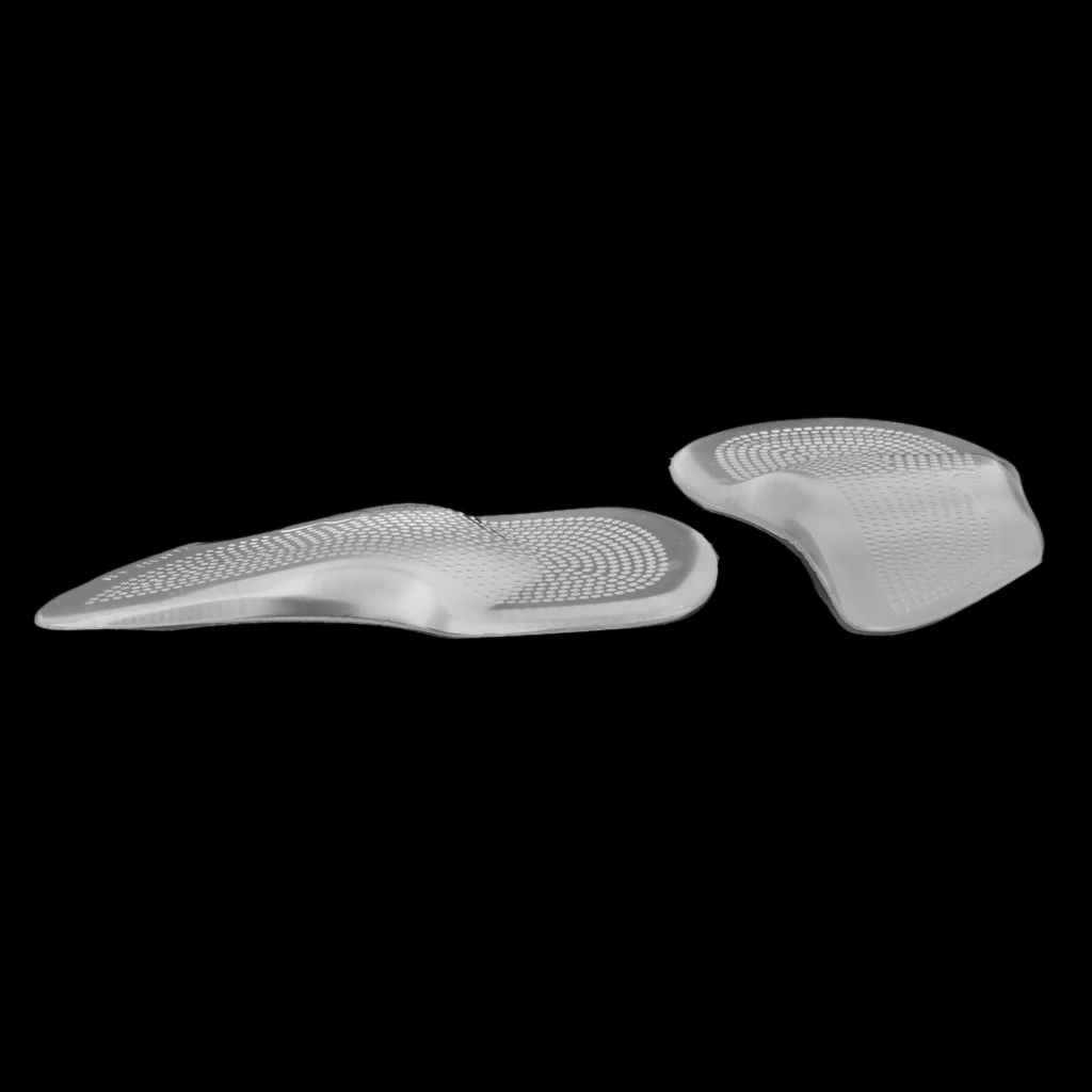 1 Pair Silicone Gel Forefoot Shoes Cushions Arch Support Pad Inserts for Arch Support Relieve Stress of Wearing High-heel Shoes