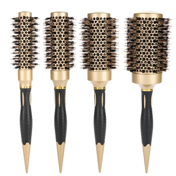 

Portable Anion Anti-static Round Hair Comb Salon Styling Brush Massager Detangle Brush Hair Care Styling Tools