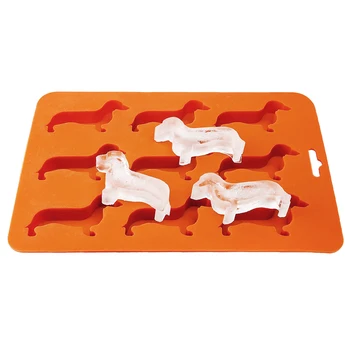 

Silicone Dog Shaped Ice Cube Tray Ice Cube Mold Chocolate Mold Ice Cream Mold