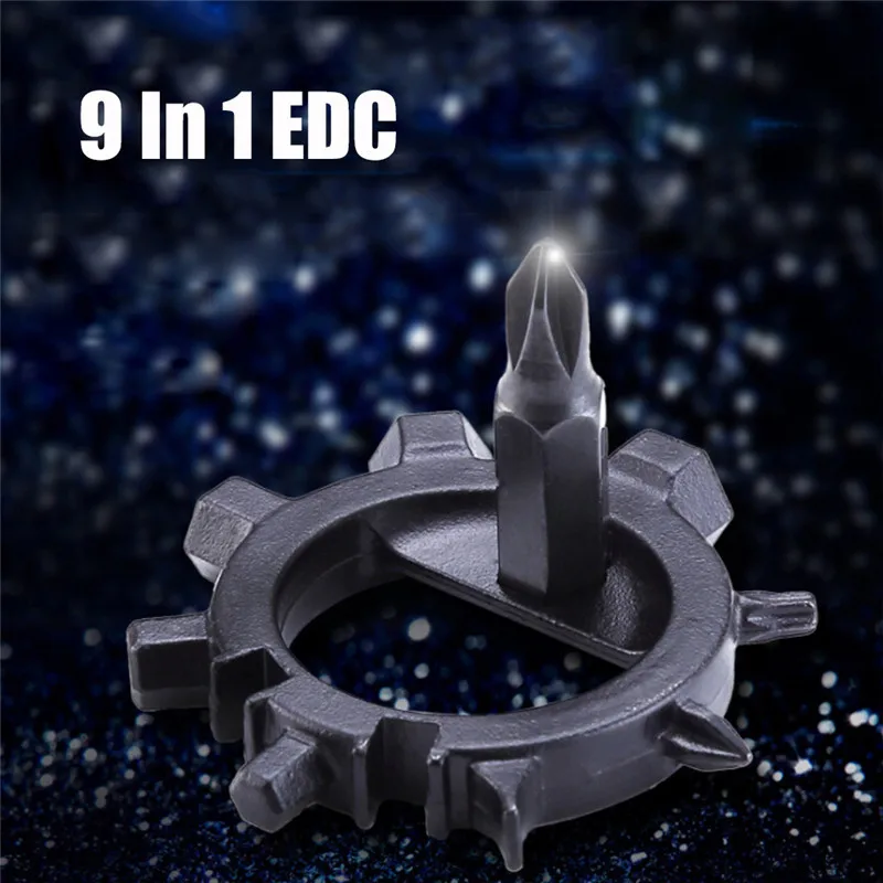 Многофункциональный EDC инструмент для ремонта велосипеда отвертка с кольцом для ключей гаджет из нержавеющей стали инструменты для наружной обработки Новые