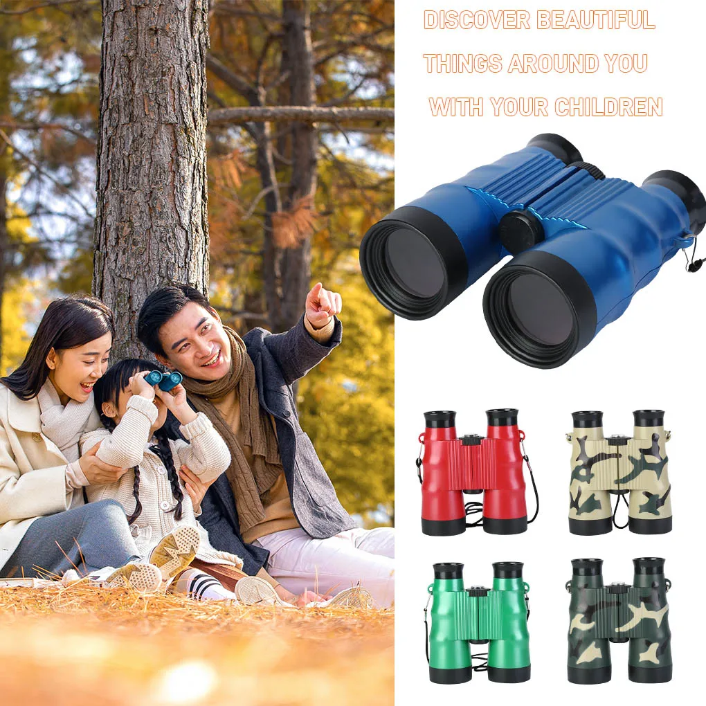 Telescope 6X36 Portable Kid Binocular Foldable Children Outdoor Observing Binocular  Green 2
