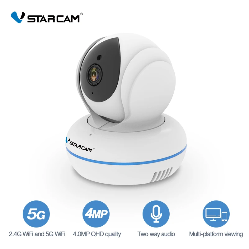  Vstarcam C22Q 4MP A due Vie Audio Wireless 2.4G/5G WiFi 1080P Macchina Fotografica del IP di Vision