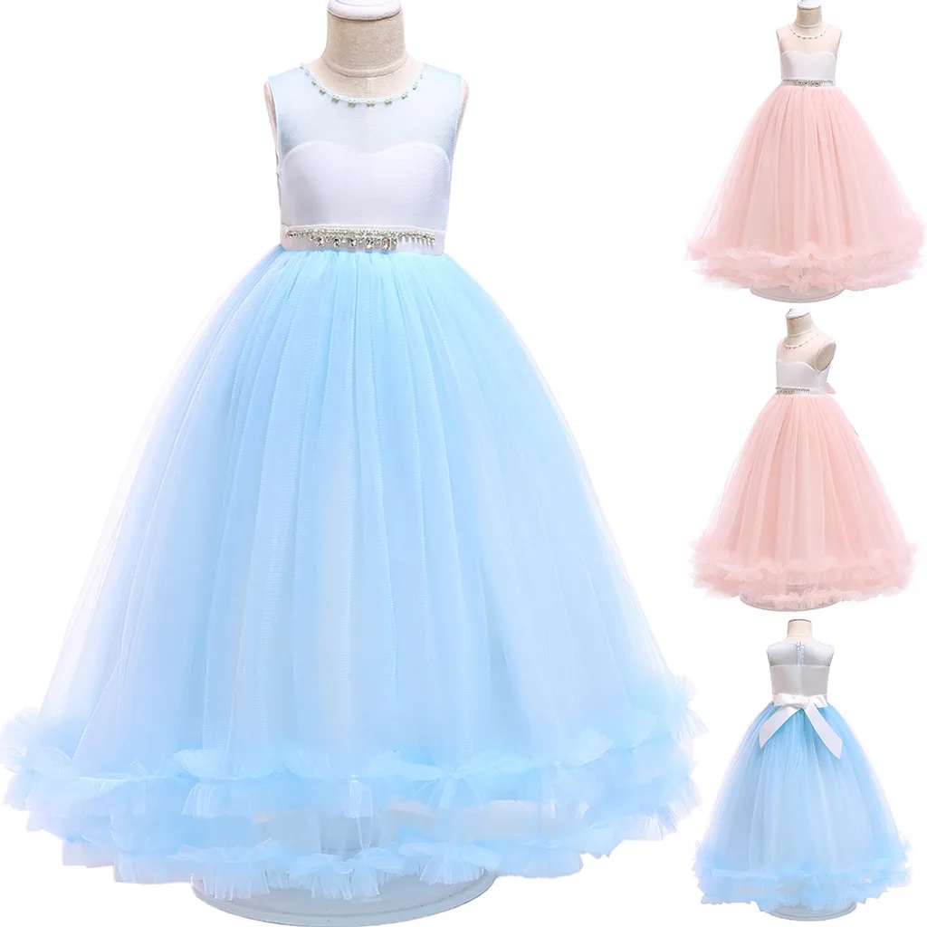 Детское платье для девочек; платье принцессы с цветочным рисунком; платье подружки невесты для торжеств; платье для дня рождения; платье для свадьбы; vestido; Детские платья для девочек