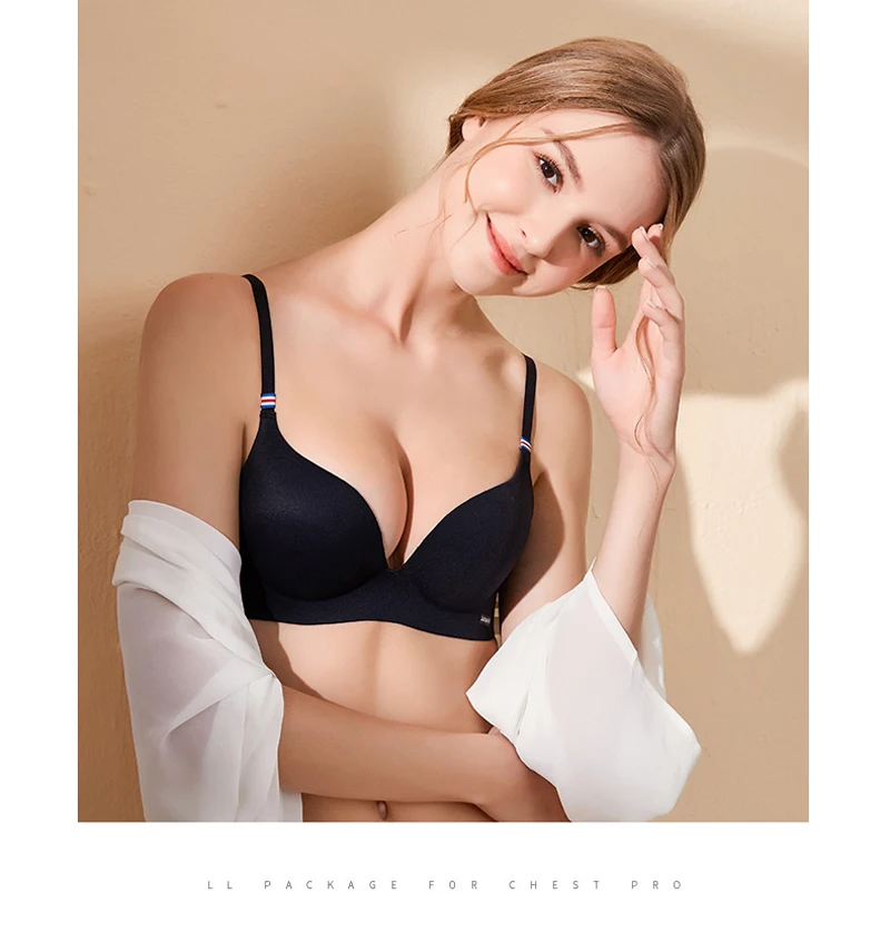 

Women Seamless Bra Breathable 2020 New Super Soft Push UP Brassiere Wire Free Intimates Bralette Adjustable Shoulder Strap