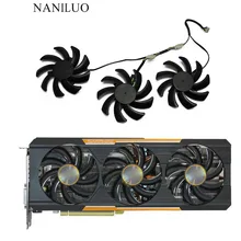 3 шт./компл. Сапфир R9 390X390 290X GPU VGA охлаждающий вентилятор для R9 390X8G D5 Tri-X R9 290X4G R9 OC 390G PRO охлаждение 8