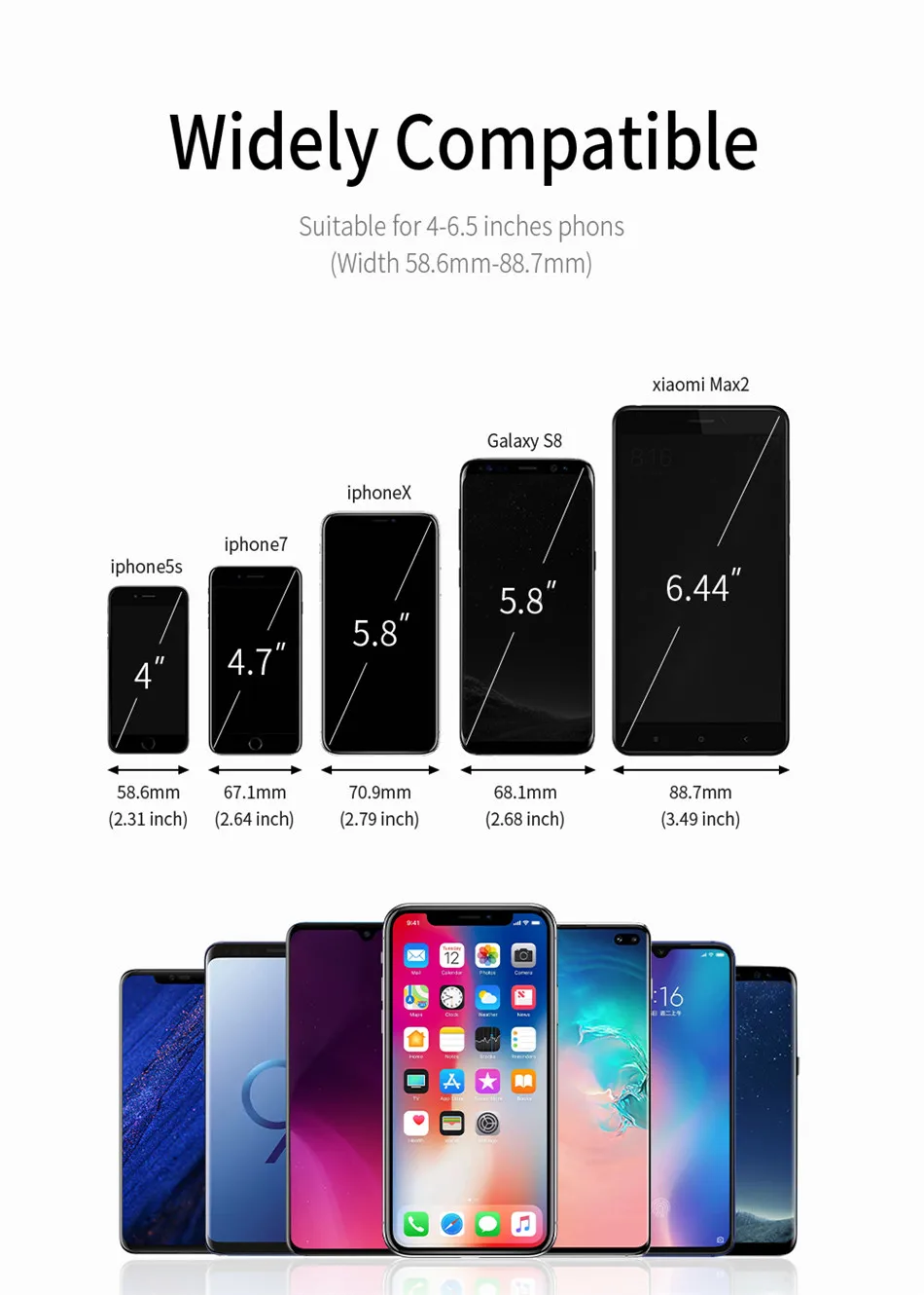 Автомобильный держатель для телефона Essager Gravity для iPhone 11 Pro Xs Max X samsung, держатель для мобильного телефона на вентиляционное отверстие, автомобильный держатель для телефона