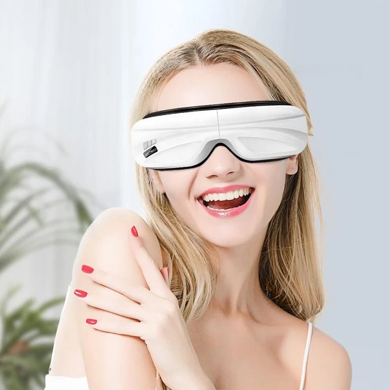 Умный массажер для глаз Bluetooth защита музыкального зрения защита от усталости Maasager удаляет сумку темные круги инструмент шиацу складной