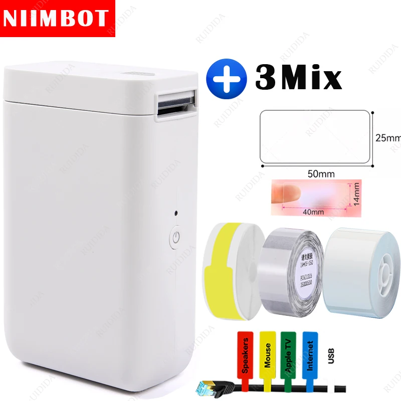 mini portable photo printer Niimbot D101 label maker Mini Thermal Label Sticker Printer Inkless Portable Pocket Label Maker for Mobile Phone Machine best instant printer for iphone Printers