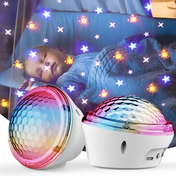 

USB Star Projector Star Night Light Projection Twinkle Starry Projector 4 Modes and Timer Bedside Lamp Night Lamp for Baby Sleep
