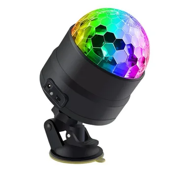 

New Party Lights, Disco Ball Strobe Light with Remote Control DJ Lighting, Disco Ball Lamps, 4 Colors Dj Stage Effect Lights for