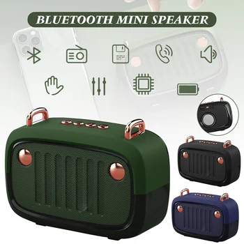 

Portable Bluetooth Mini Speaker Loudspeaker Sound System Fashion Outdoor Speaker Wireless Stereo Speaker for FM Radio TF Card