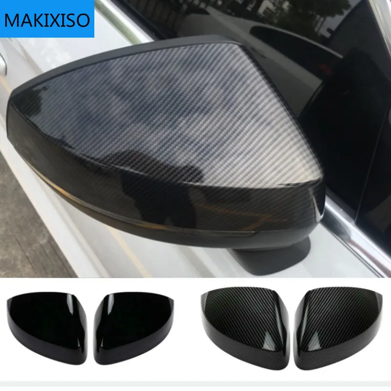 Pair For Audi A3 S3 8v Rs3 Side Wing Mirror Covers Caps (carbon Look