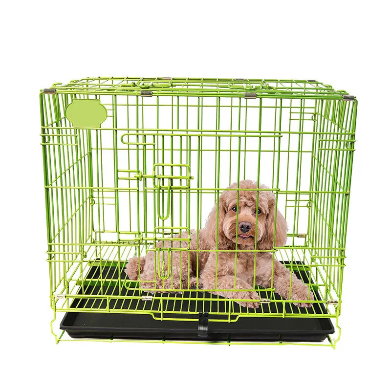 Green dog cage Clearance