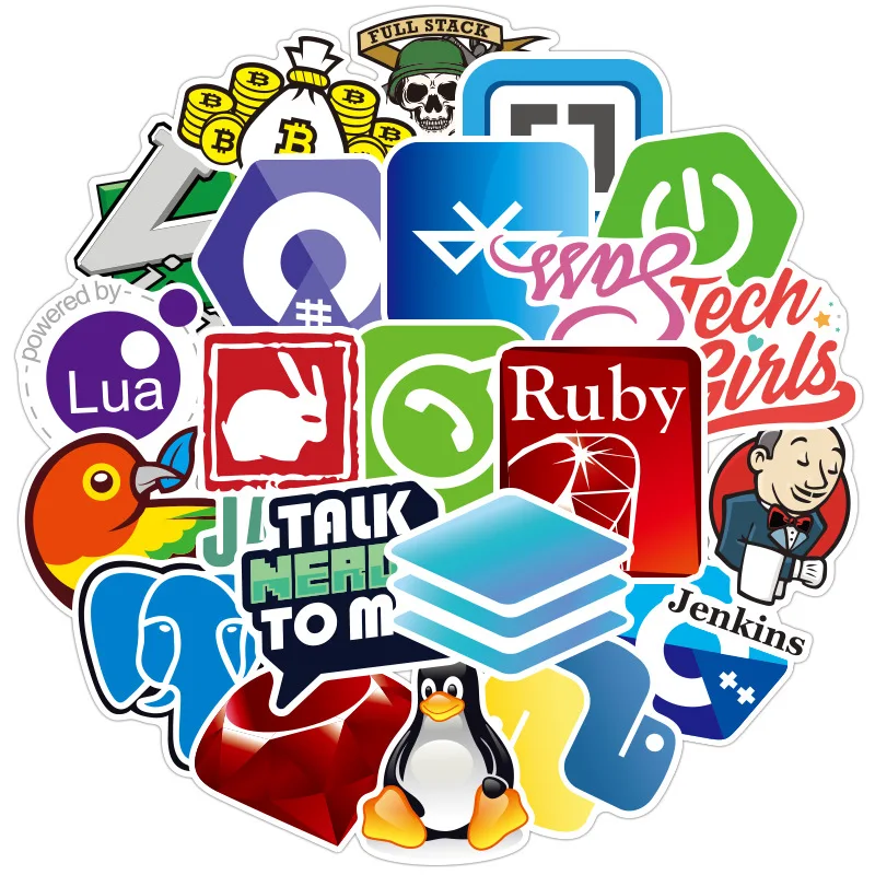 

100pcs wallpaper stickers 6-10CM DIY Cartoon Waterproof PVC Mixed Toy Programme Stickers for Skate Car Bike Motorcycle Laptop