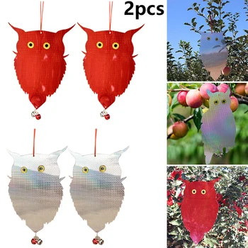 

Fake Owl Supplies Bird Repellent rods Hanging Owl Scarecrow Scare rods
