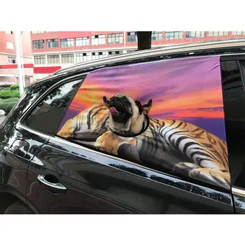 

Hot Sale Dog Window Breathable Shelter Rails American Flag Sun Visor Covered Window Sunshade Pet Dog Hanging Out Window
