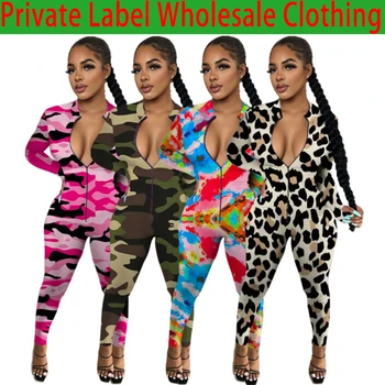 

Private Label Wholesale Women's Clothing Wholesale Leisure Sports Ms. Fashion Jumpsuit Trend Wholesale clothing