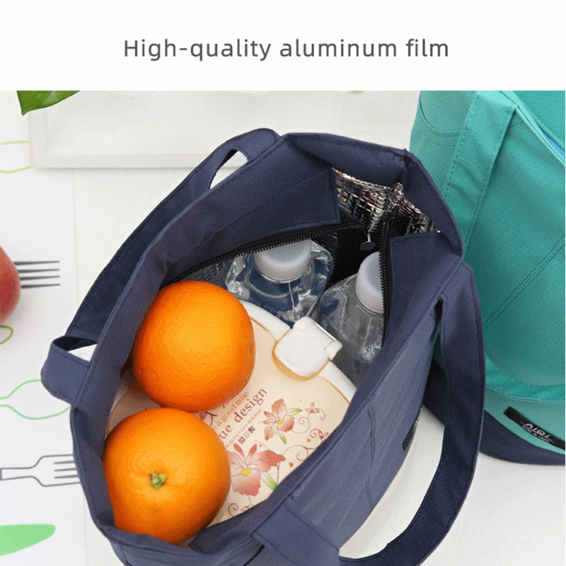 Módní termo taška na oběd pro muže a ženy, kancelářský piknik, vodotěsná snídaňová taška na jídlo, přenosný chladicí organizér_voghion.com