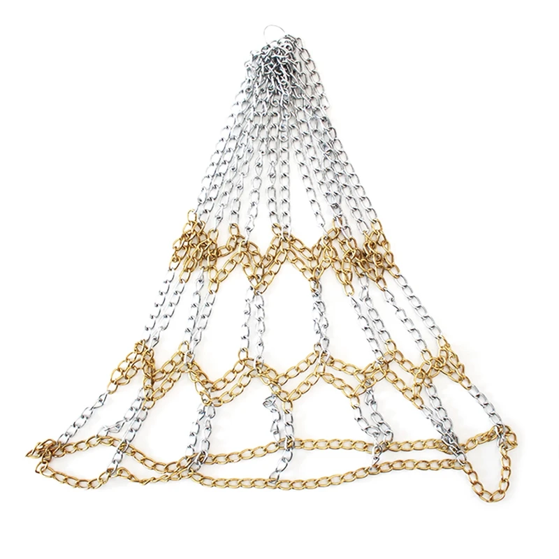 

Basketball Classic Sport Steel Chain Basketball Net Outdoor Galvanized Steel Chain Durable Basketball Target Net