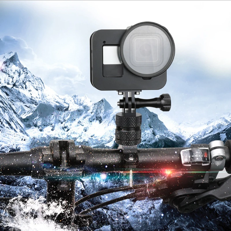 Защитный чехол из алюминиевого сплава для GoPro Hero 8 черная металлическая рамка