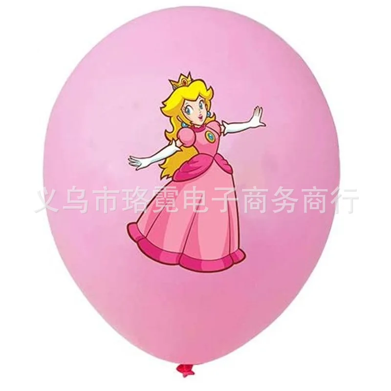 12pcs Super Mario anime Mario bros Luigi Bowser Princess Peach mushroom Theme balloons Children's birthday party decoration sets 12pcs Super Mario anime Mario bros Luigi Bowser Princess Peach mushroom Theme balloons Children's birthday party decoration sets