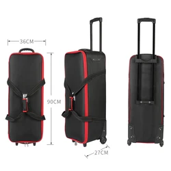 Studio photography light set luggage storage bag multi-function camera bag large suitcase travel portable trolley case