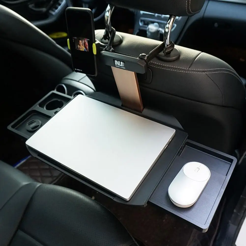 Assento Traseiro Do Carro Mesa Retr til Para Laptop Bandeja Suspensa 