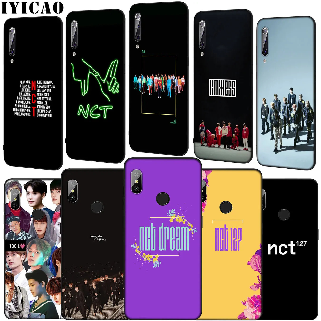 Мягкий телефонный чехол NCT 127 для Xiaomi Mi 10 9 9T A3 Pro CC9 CC9E 8 SE A2 Lite A1 6 pocophone f1 Mi10 |