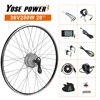 36V 250W 28 ''700C moteur de moyeu de roue avant Kit de Conversion Ebike pour Kit de moteur de vélo électrique moteur bicicleta electrica E Kit de vélo ► Photo 1/6