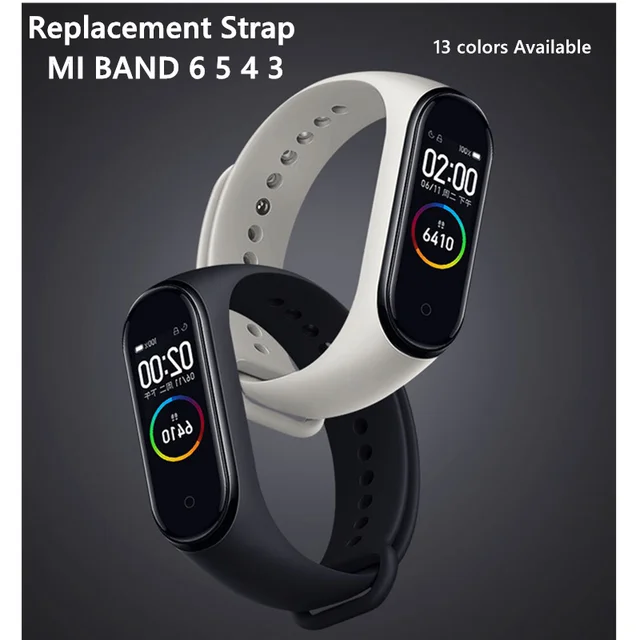 Bracelet for Xiaomi Mi Band 6 5 4 3 Sport Strap watch Silicone wrist strap For xiaomi mi band 3 4 5 bracelet Miband 4 3 5 Strap 6