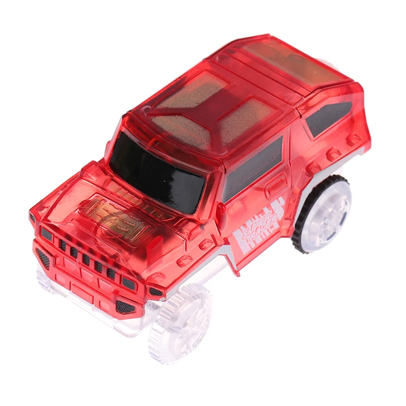 Electronics Special Car for Magic Track Toys With Flashing Lights Educational Kid Railway Luminous Machine Car brinquedos 8