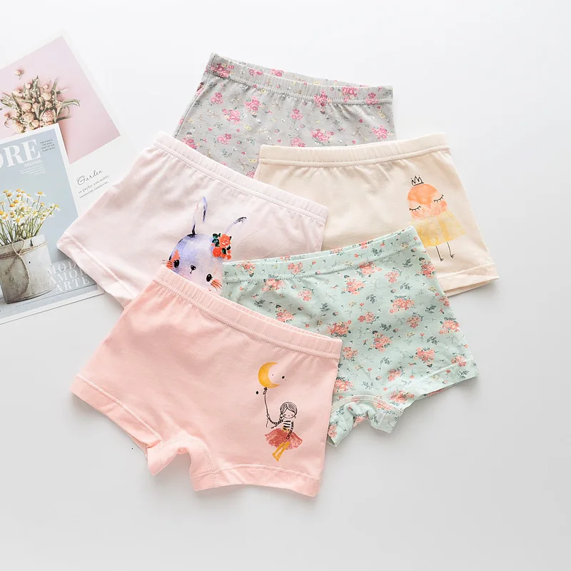 5 pcs/lot Kids Boys Underwear Cartoon Children's Shorts Panties for Baby Boy Boxers Panty Teenager Underpants 2-14T