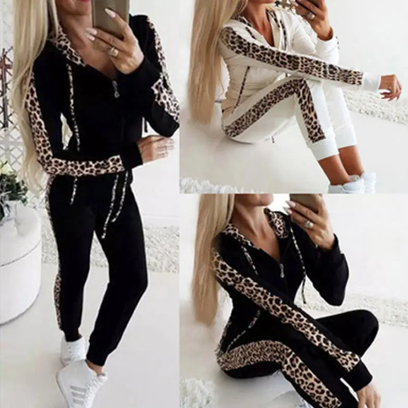 leopard jogging suit