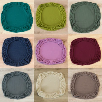 

Dining Room Chair Seat Covers, Elastic Waterproof Slipcover Protector Party Decor surface part easily removable