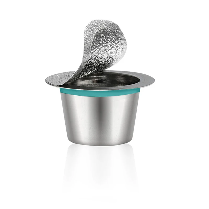 5 X многоразовых капсул для кофе из нержавеющей стали для кофемашины Nespresso