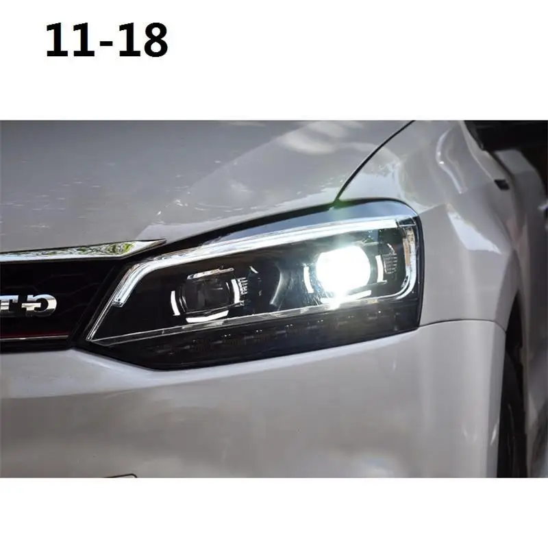 Drl Assessoires боковой указатель поворота ходовые огни Luces Neblineros Led Para авто освещение фары 17 18 для Volkswagen Polo