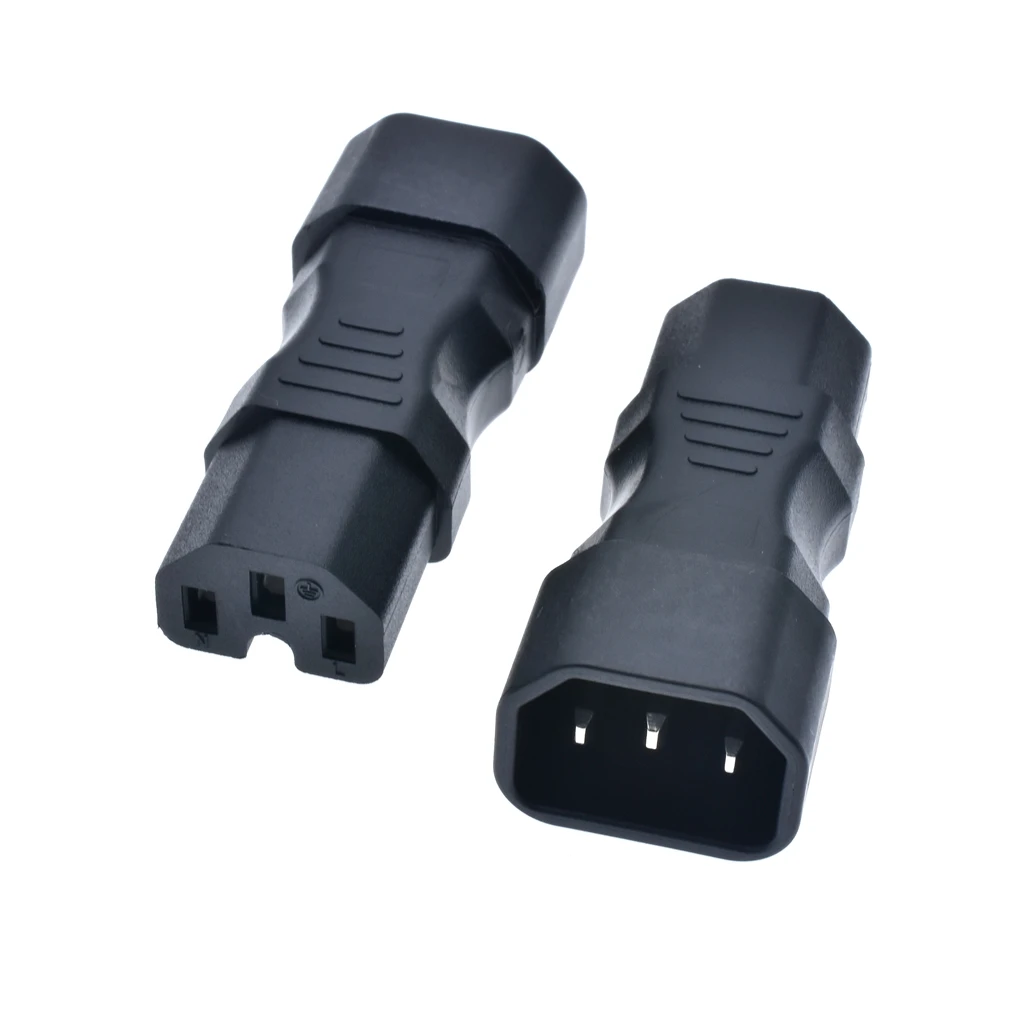 Новый переходник IEC 320 C14 папа мама для чайника C15|male power plug|converter plugconverter adapter |