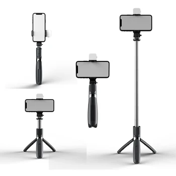 

Mobile phone selfie stick Bluetooth l02s single fill light live outdoor telescopic pole 1 meter tripod