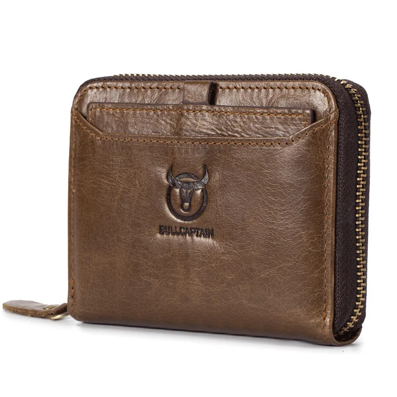 

Cattle Captain Genuine Leather Wallet More Function Fold Doka Position Cowhide Hand Money Package Driver's License Purse