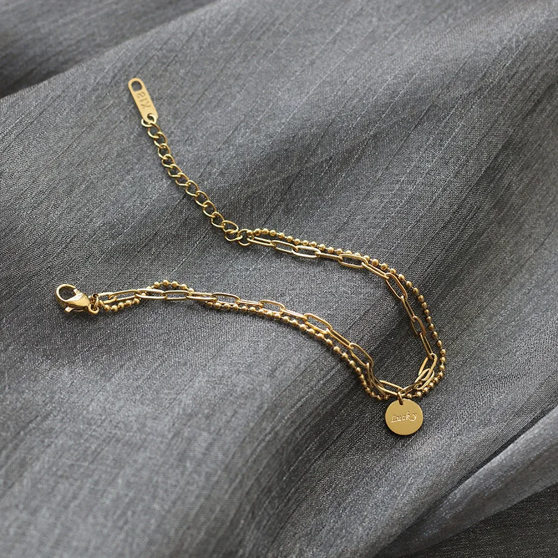 Amaiyllis 18k Gold Multilayer Bracelet 