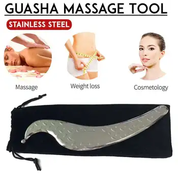 

Manual Massage Tool Stainless Steel Scraping Board Body Scrapper Plate for Release Pain Relief Guasha Tools Relief Pain Tools