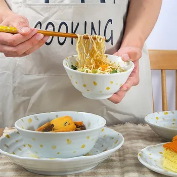 

Underglaze Craftsmanship Exquisite Owl Hand-Painted Cartoon Cute Pattern Porcelain Bowl Plate Fun Children's Tableware Set