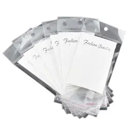 100 белый карточки для демонстрации серег с самоклеящимся сумки
