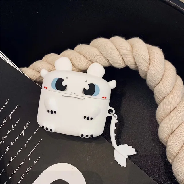 3D Dragon Chocolate Earphone Case for AirPods Pro Cute Chip Snack Bag Soft Silicone for Airpods 3 2 Case Protective Charging Box B