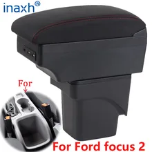 Accoudoir de voiture pour Ford Focus 2 mk2, boîte de rangement de pièces de rénovation, accessoires de voiture, USB