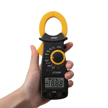 

Portable Clamp Meters Multimeter Digital Display Intelligent Ohmmeter Voltmeter Capacitance Resistance Electrical Tester