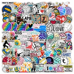 10/30/50/100Pcs Volleyball Stickers For Suitcase Skateboard Laptop Luggage Fridge Phone Car Styling Sticker