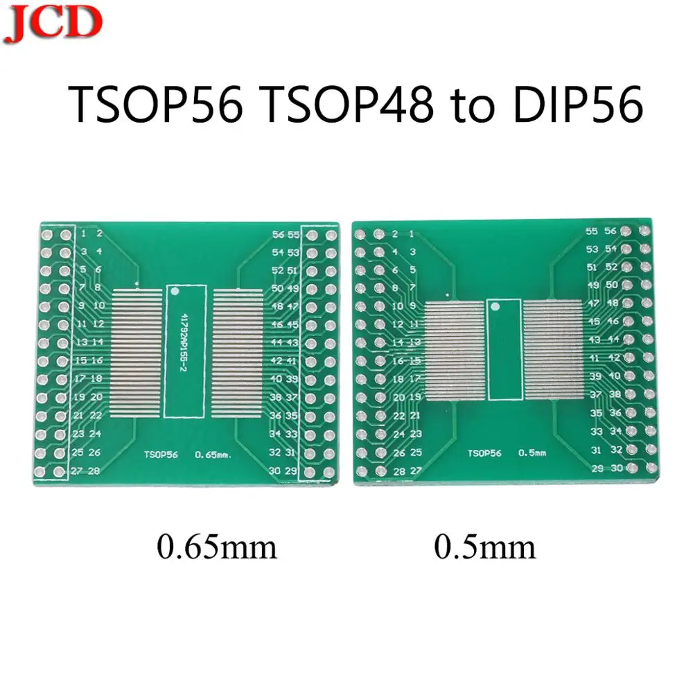 New TSOP56 TSOP 56 TO DIP56 DIP 56 0.5mm Universal IC Programmer Socket Adapter