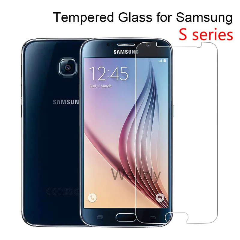 9H закаленное стекло для Samsung Galaxy S6 S7 S2 Защитная пленка S5 Mini S4 S3 Neo S Iii HD 2.5D защита